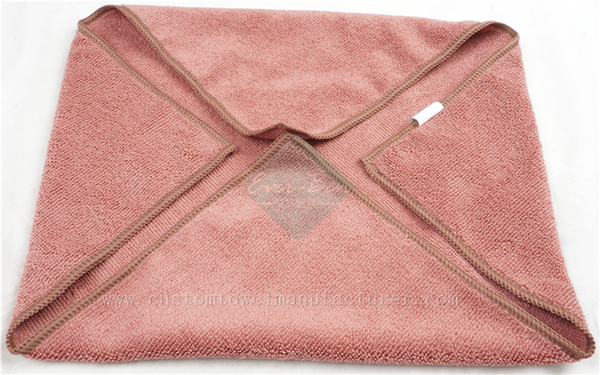 China Bulk eco friendly cleaning cloths supplier Custom luxe microfiber towel manufacturer